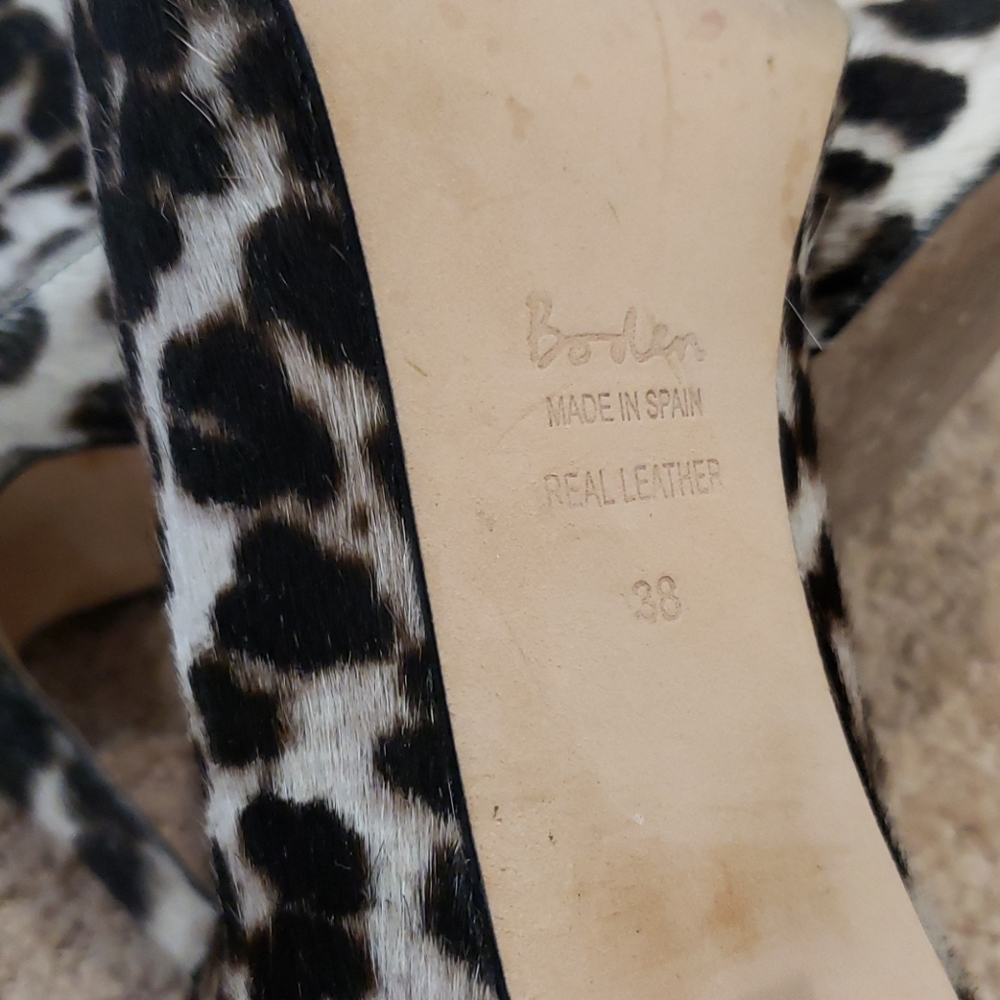 Cheetah BODEN shoes size 38 - Picture 4 of 4